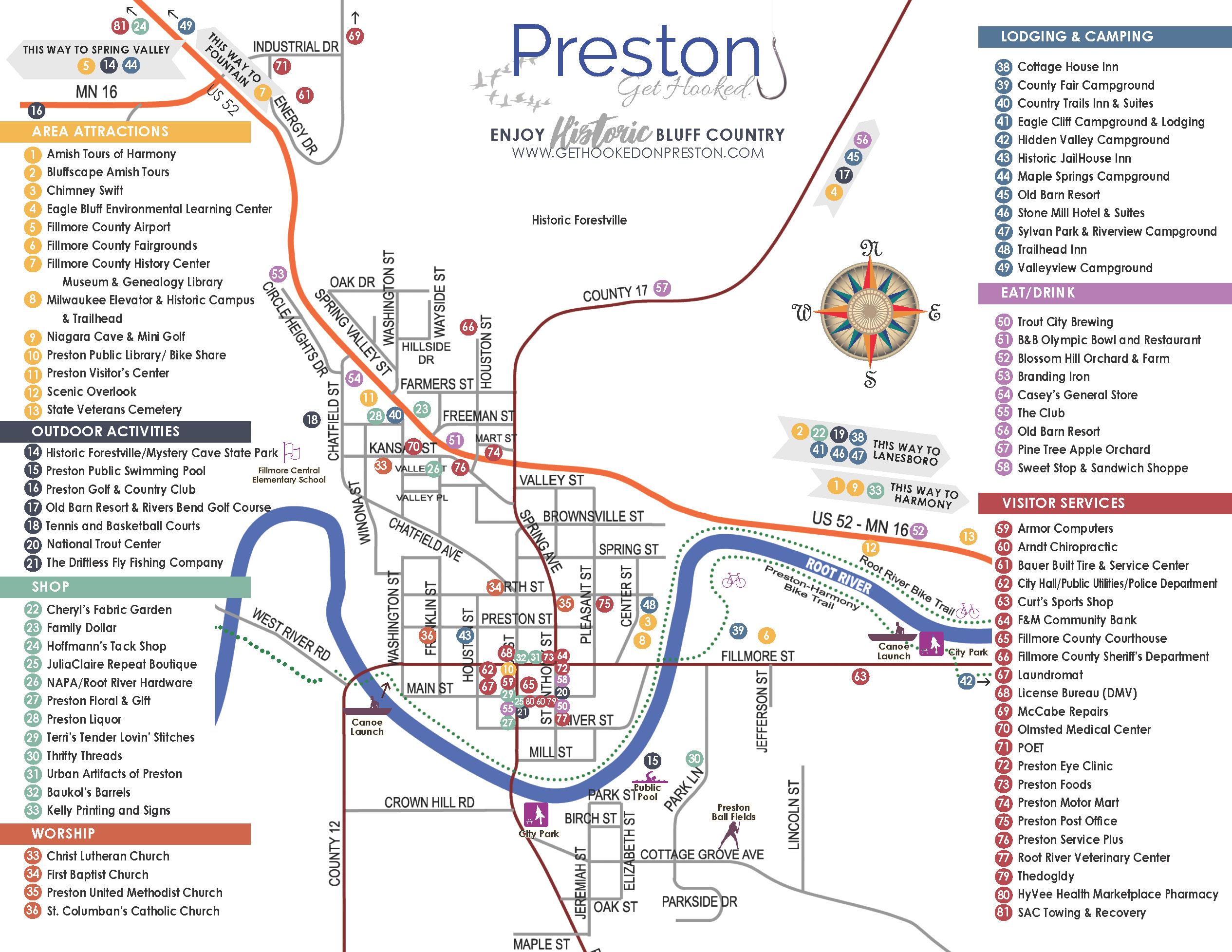 Preston Map